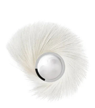 Alaïa Blade Bangle In White