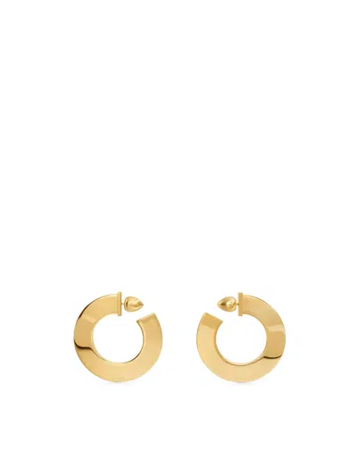 Alaïa Blade Hoop Small Earrings In Gold