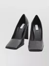 Alaïa Block Heel Square Toe Pumps In Black