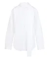 Alaïa Elegant Cotton Scarf Blouse For Women In White