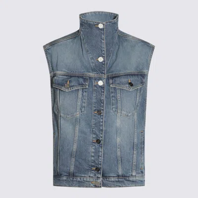 Alaïa Blue Cotton Denim Jacket