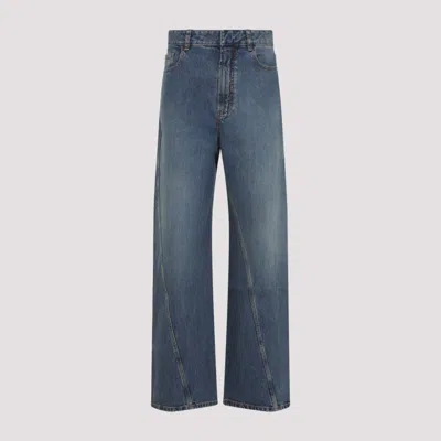 ALAÏA BLUE COTTON JEANS