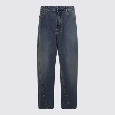 ALAÏA BLUE COTTON JEANS