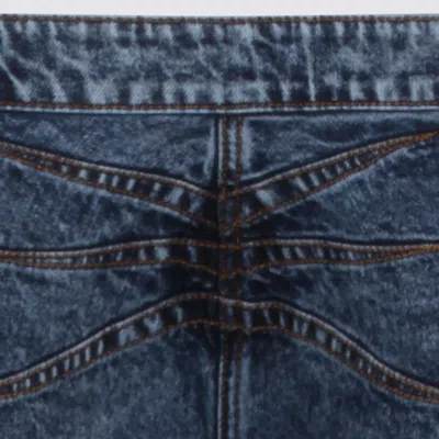 Alaïa Blue Cotton Jeans