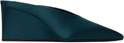 Alaïa Blue Cube Mule Heels