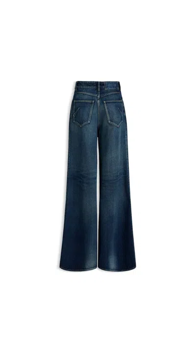 Alaïa Alaia Palazzo Pants Blue Denim