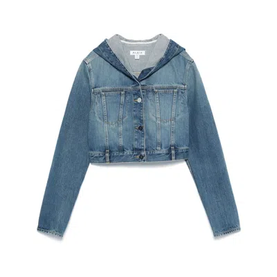 Alaïa Blue Jackets - Denim Jackets Women