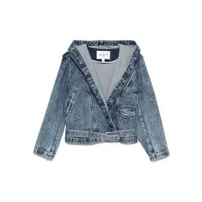 Alaïa Blue Jackets - Denim Jackets Women