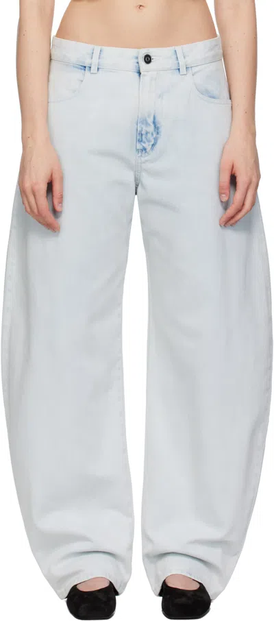 Alaïa Blue Low Waist Round Jeans