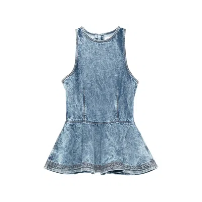 Alaïa Blue Tops - Blouses Women