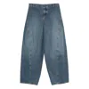 Alaïa Belt Loop Denim Trousers In Blue