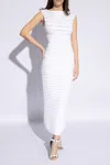 Alaïa Alaia Bodycon Midi Dress Women In White