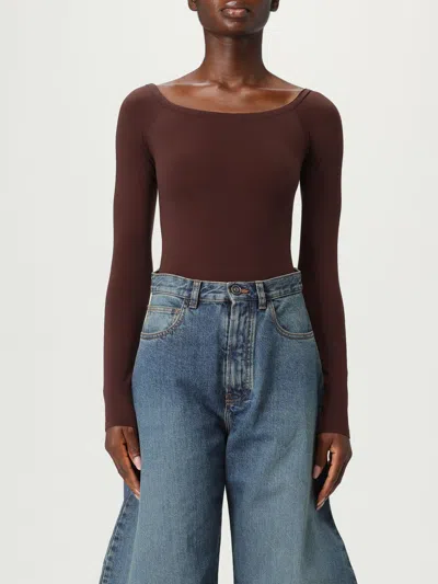 Alaïa Bodysuit  Woman Color Brown