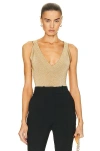 Alaïa Bodysuit In Or