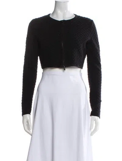 Pre-owned Alaïa Bolero In Black