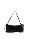 Alaïa Le Click Small Shoulder Bag In Glossy Leather In Black