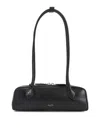 Alaïa Rectangular Black Shoulder Bag In Smooth Goat Leather In Black