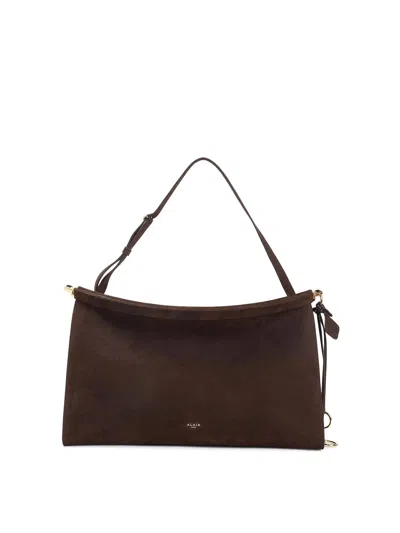 Alaïa East West L Handbag In Brown