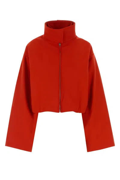 Alaïa Alaia Bomber Jacket In Red