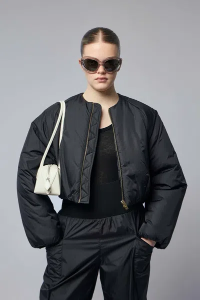Alaïa Bomber Plie In Black