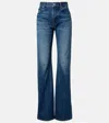Alaïa Bootcut Jeans In Blue