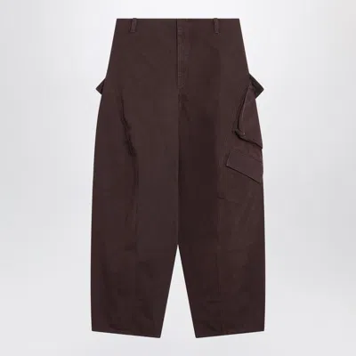 Alaïa Alaia  Bordeaux Chino Cargo Pants In Purple