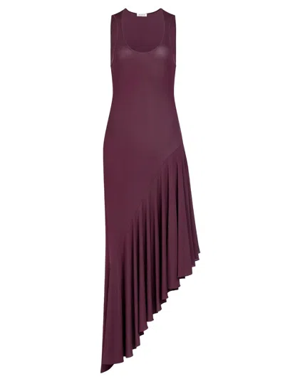 Alaïa Alaia Bordeaux Red Dress In Purple