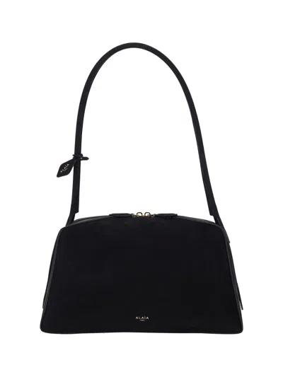 Alaïa 'bouledogue' Shoulder Bag In Black