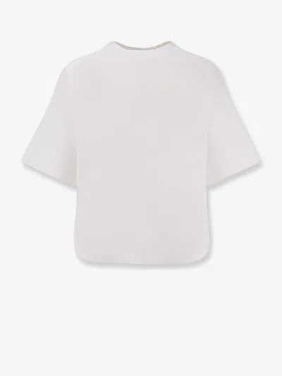 Alaïa Alaia Women Boxy Cotton Blend T-shirt In White
