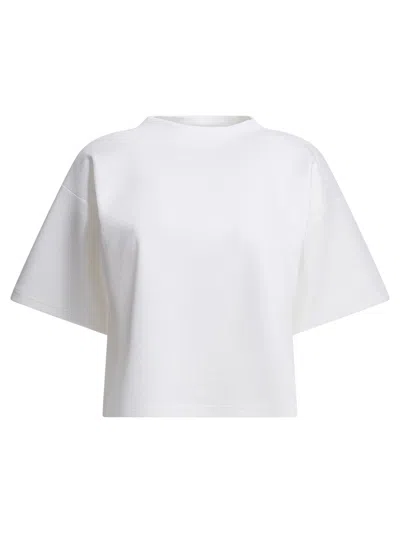 Alaïa Boxy Fit T-shirt T-shirts White
