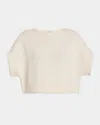 Alaïa Boxy Knit Crop Top
