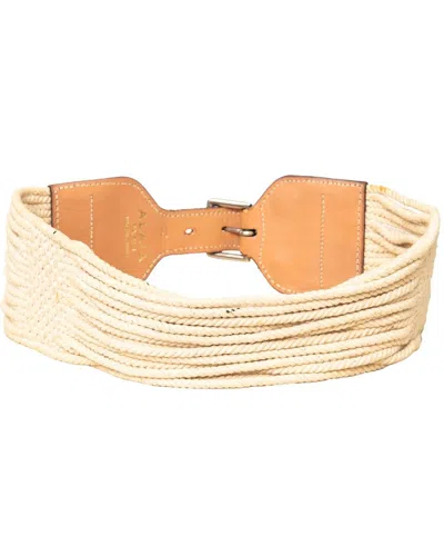 Pre-owned Alaïa Braided Belt - '00s (authentic Pre-loved)