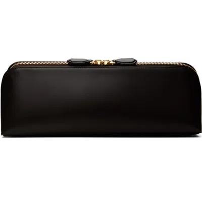 Alaïa Brown Delta Clutch In U84 - Feve