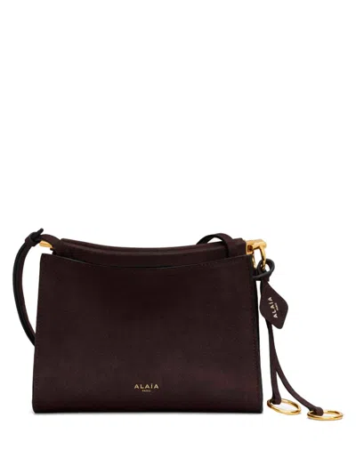 Alaïa Brown Le Click Crossbody Bag