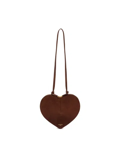 Alaïa Brown Le Coeur Leather Bag