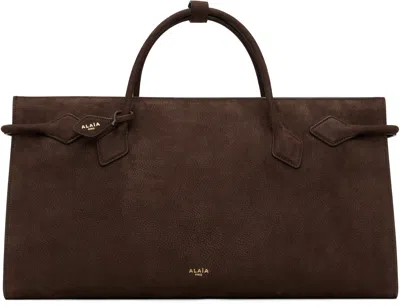 Alaïa Brown 'le Teckel' Tote