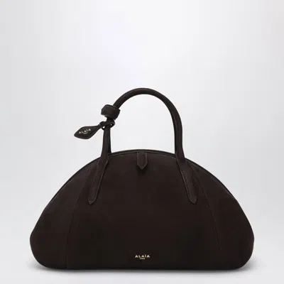 Alaïa Alaia Brown Nubuck Tophandle Bag