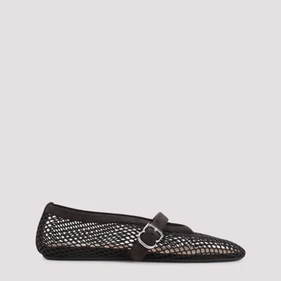 Alaïa Brown Slip On Ballet Flats