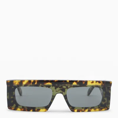 Alaïa Brown Sunglasses In White