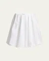 Alaïa Cotton Poplin Balloon Skirt