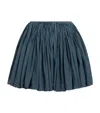 Alaïa Bubble Mini Skirt In Green