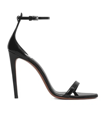 ALAÏA BUCKLE HIGH-HEELED SANDALS