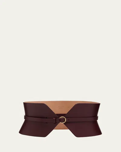 Alaïa Buckle Wide Bustier Belt