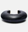 Shop Alaïa Bumper Wooden Bangle