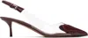 Alaïa Burgundy 'le Coeur' Heels