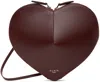 Alaïa Burgundy 'le Cœur' Bag In 325 - Rouge Grenat