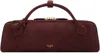 Alaïa Le Teckel Leather-trimmed Suede Clutch