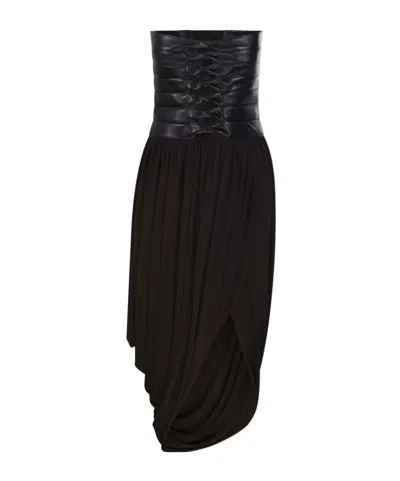 Alaïa Bustier Dress In Black