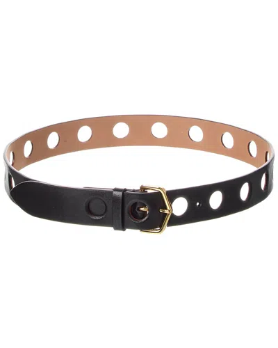 Alaïa Bustier Leather Belt In Black