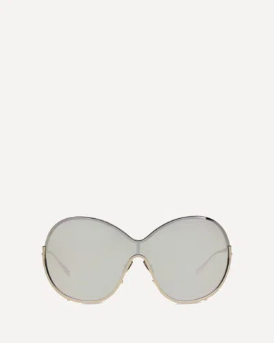 Alaïa Butterfly Sunglasses In Silver